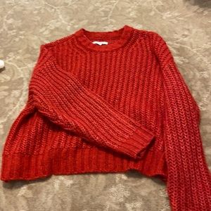 red sweater